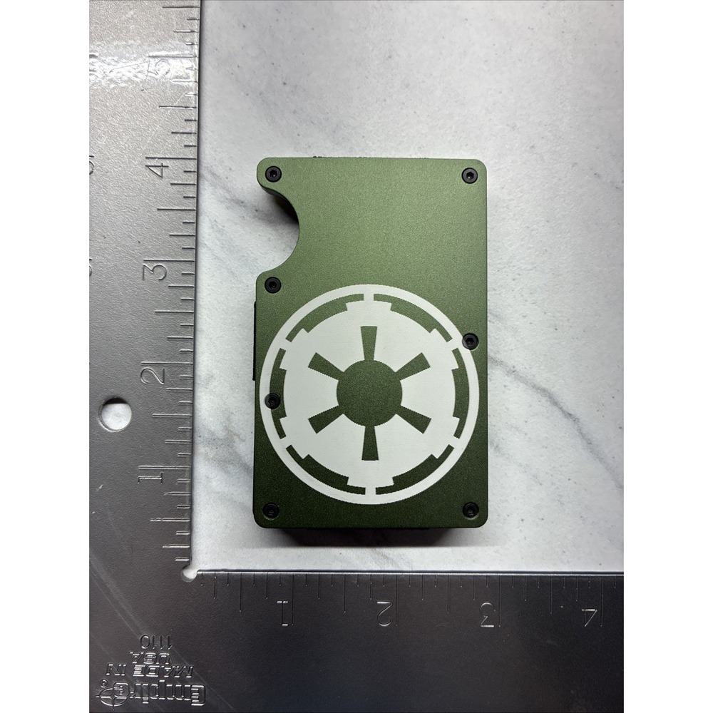 Metal Slim SW Empire Logo RFID Blocking Wallet